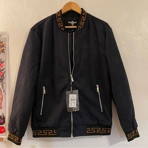 VIP Collection Men's Navy Bomber Jacket
